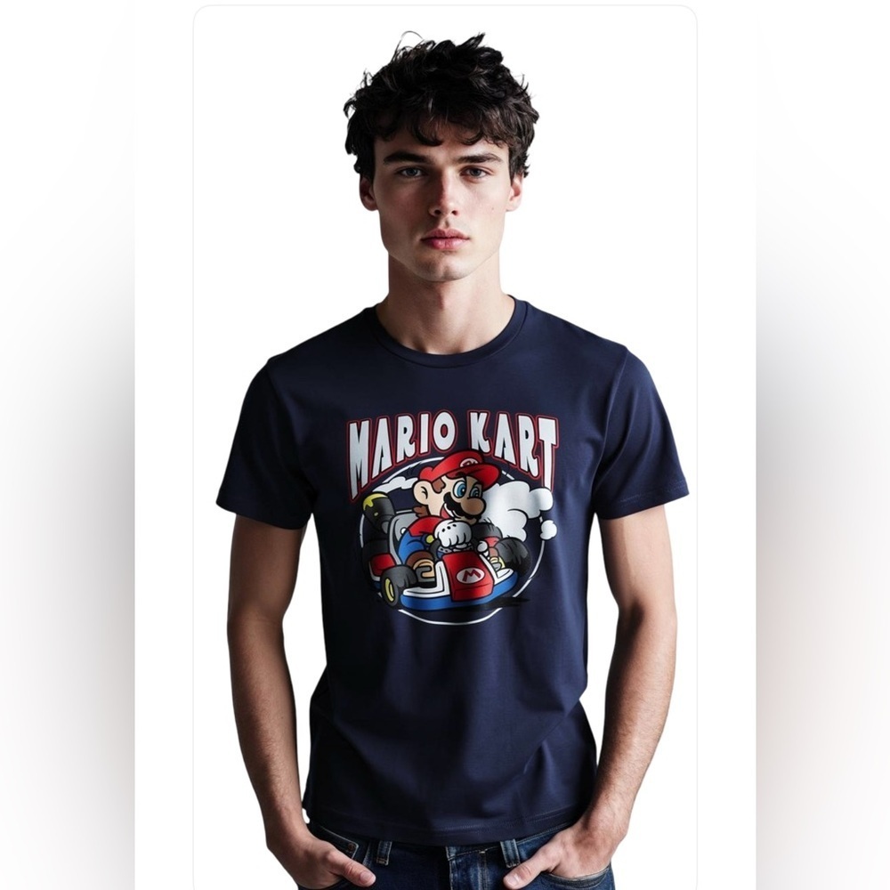New- Large Super Mario brothers cart
Classic crewneck, short sleeve T-shirt